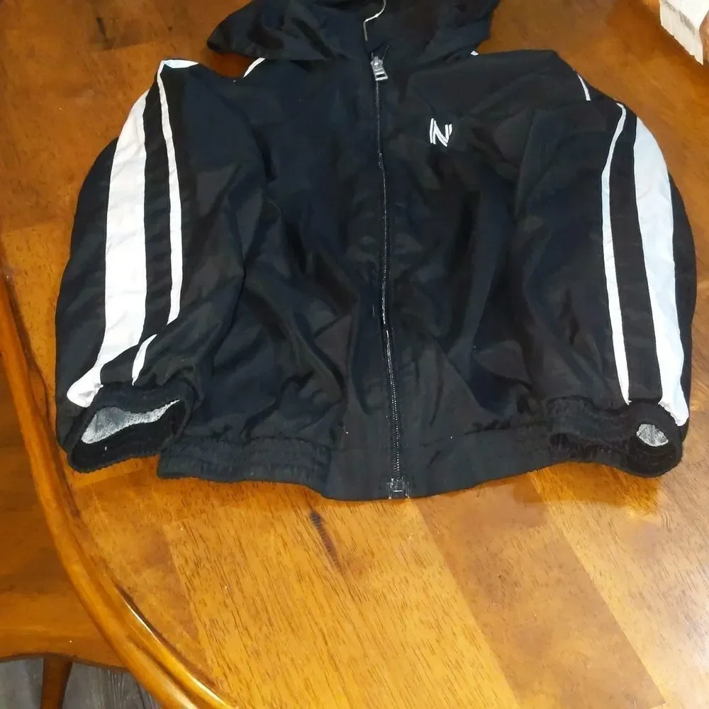 Nike black light weight jacket Sz 6